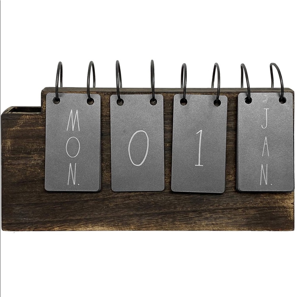 Cool rustic perpetual calendar